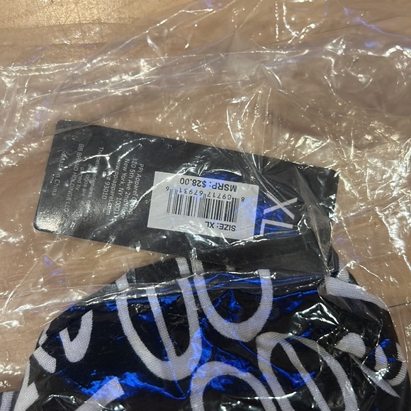 bebe Printed Logo Sleep Pant, NWT, size XL - Black - Picture 3 of 3